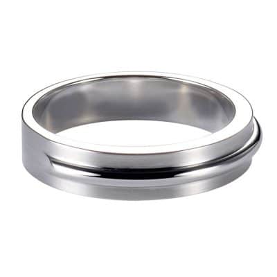 BAGUE ROCHET TRINIDAD EN ACIER - 62