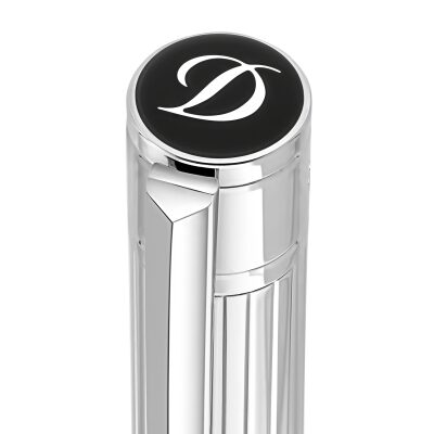 stylo bille ST dupont initial chrome argenté modèle 2025 contemporain