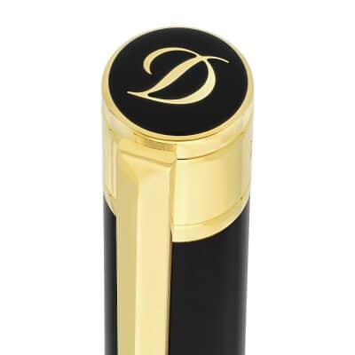 stylo à bille ST dupont initial noir et doré