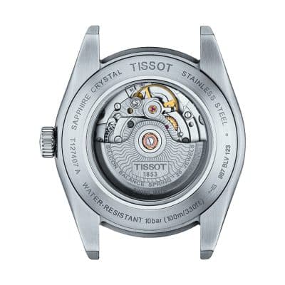 MONTRE TISSOT GENTLEMAN POWERMATIC 80 SILICIUM CADRAN VERT BRACELET ACIER