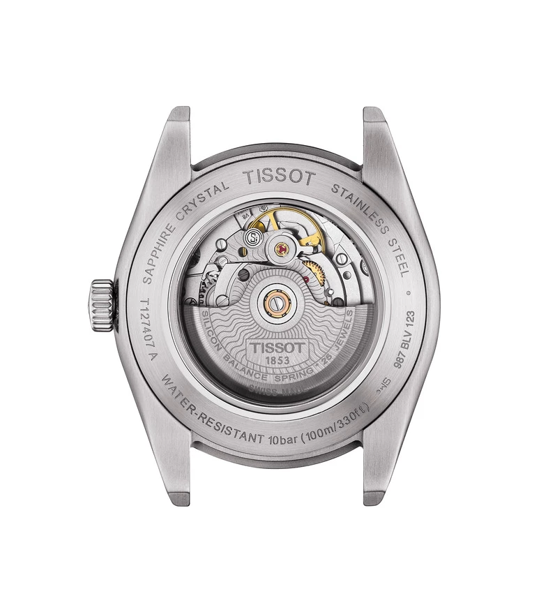 MONTRE TISSOT GENTLEMAN POWERMATIC 80 SILICIUM ACIER INOXYDABLE CADRAN ARGENTE