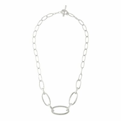 COLLIER AGATHA RAS DU COU ARGENTE CHAIN MAILLONS TAILLE VARIES