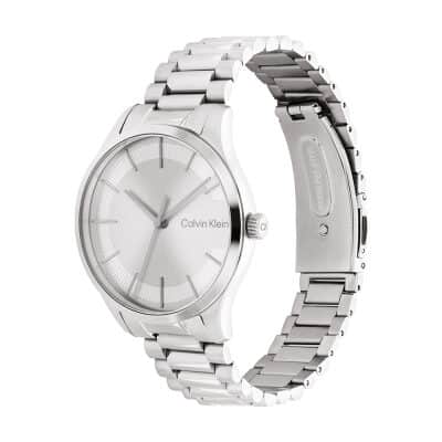 MONTRE CALVIN KLEIN ICONIC BRACELET ACIER CADRAN ARGENTE