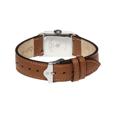 MONTRE HERBELIN c18 FEMME ACIER ET CUIR MARRON