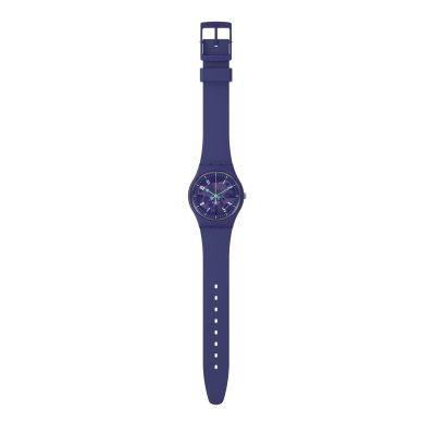 montre swatch gent photonic purple cadran violet transparent