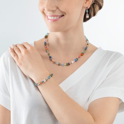 bracelet cœur de lion GeoCUBE® Iconic Precious multicolour boho
