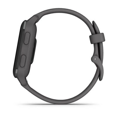 montre garmin Venu® Sq 2 Grey avec bracelet silicone gris foncé montre connectée