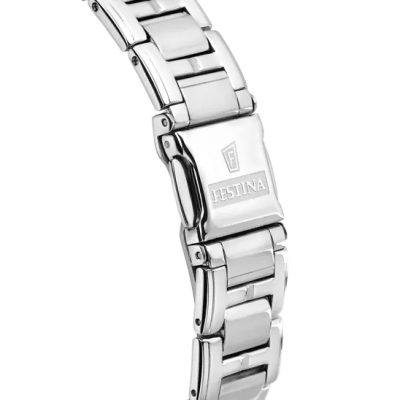 montre festina boyfriend acier et cadran violet chronographe