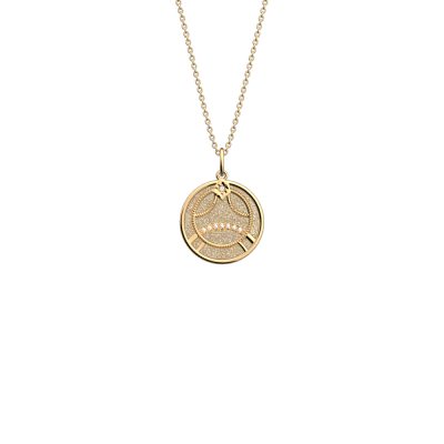 collier les georgettes cancer finition dorée signe du zodiaque