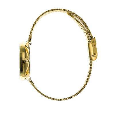 montre lip femme acier doré dauphine 29 mm
