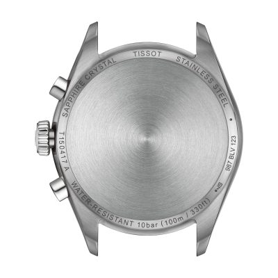 montre Tissot PR 100 chrnographe acier et bleu homme quartz
