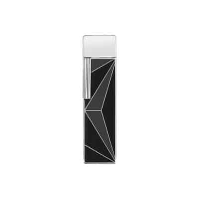 briquet st dupont twiggy noir fire X laque noire