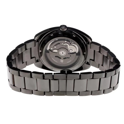 montre lip général de gaulle squelette acier automatique verre saphir acier gris