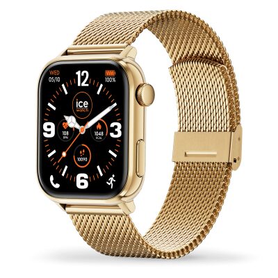 Montre ice watch -ice-smart-3.0-gold-milanese-1-78-amoled connectée strava