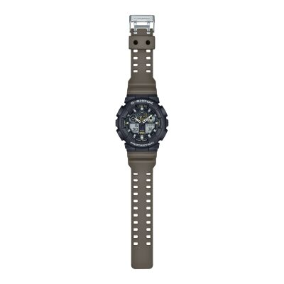 montre casio g schock GA100 serie noir et taupe