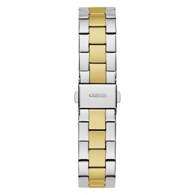 montre-femme-guess-fawn-gw0686l2-bracelet-acier-bicolore cadran vert