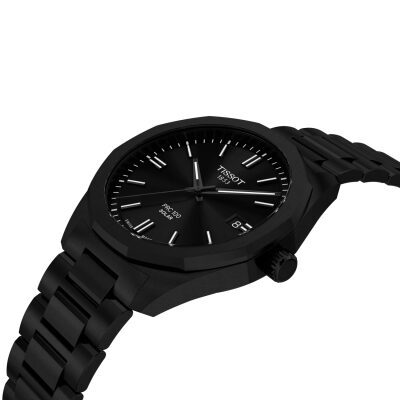 montre Tissot PRC 100 solar acier noir quartz solaire