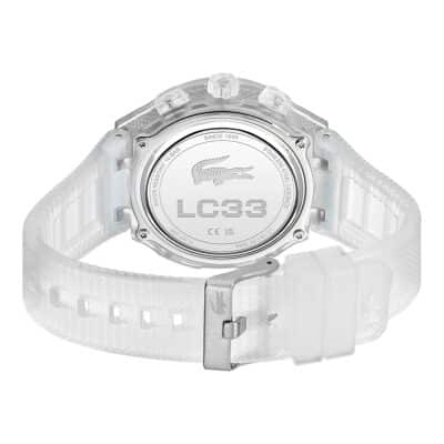 montre-lacoste--homme LC33 bracelet transparent