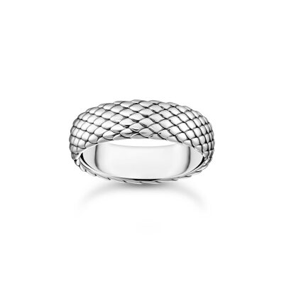 bague thomas sabo snake argent rebel at heart peau de serpent