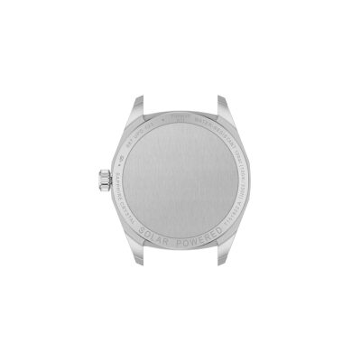 montre tissot PRC 100 solar quartz 34 mm femme acier et cadran bleu quartz solaire