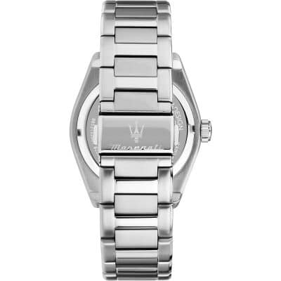montre maserati velocita acier et noir quartz 41 mm