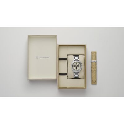 montre seiko prospex chronographe solaire mouvement à quartz speedtimer edition limitée 2025 acier 2500 pièces monde cadran beige 39 mm