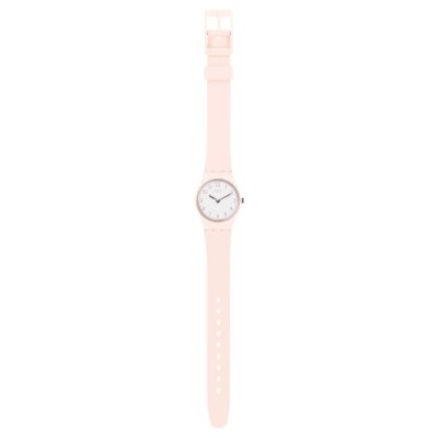 Montre Swatch Pinkbelle lady femme acier rose bracelet silicone