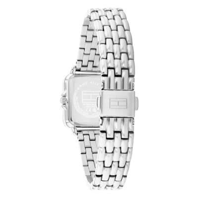 montre tommy hilfiger femme mia acier boitier carré 22.5 mm quartz