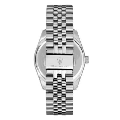 montre maserati homme attrazione acier et vert mouvement quartz maille jubilé