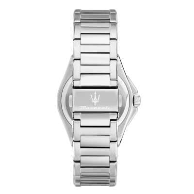 montre maserati homme velocità slim acier et turquoise boitier 40 mm cadran turquoise mouvement quartz