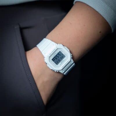 montre casio g shock baby G urban style serie blanche 38 mm digitale