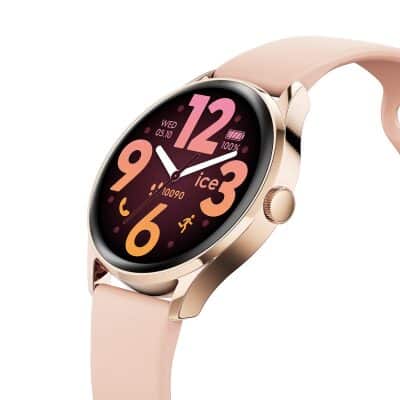 montre ice watch ice-smart-3-0-rose-gold-nude-1-2-amoled-gps strava connectée bluetooth 39 mm