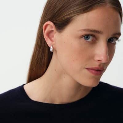 boucles d'oreilles agatha mabillon dodues argent femme
