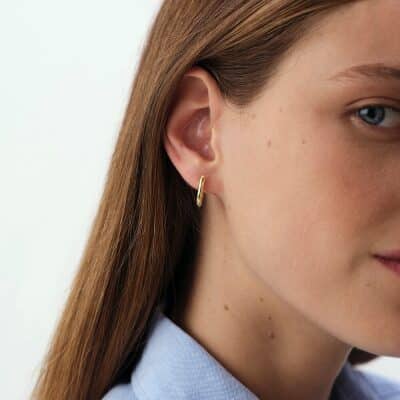 boucles d'oreilles agatha mabillon créoles doré