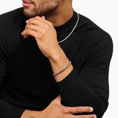 Bracelet Thomas sabo Box Chain Argent homme 5.5 mm largeur