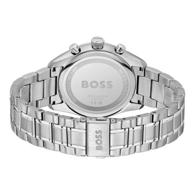montre-boss--homme grand prix 44 acier et cadran vert 45 mm chronographe multifonctions