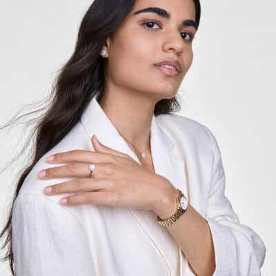montre daniel wellington femme ophelia mini gold montre look vintage femme