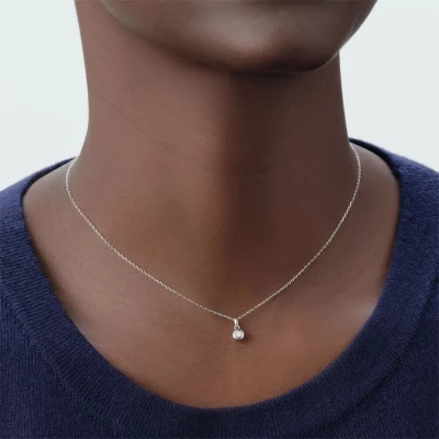 collier agatha mi-long ODÉON Cristal / Argenté 0