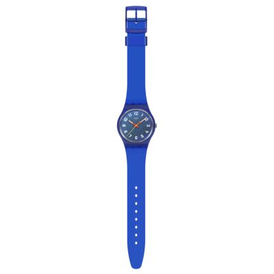montre swatch gent wavelenghths of water bracelet silicone bleu