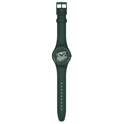 montre swatch revealed in the forest new gent 41 mm matériau biosourcé