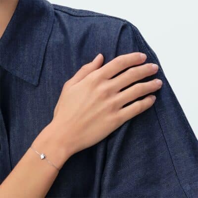 bracelet agatha souple montmartre argent