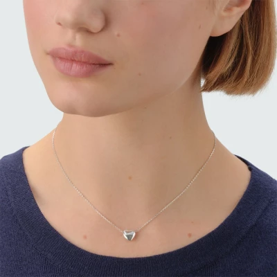 collier agatha ras du cou MONTMARTRE Argenté cœur moderne