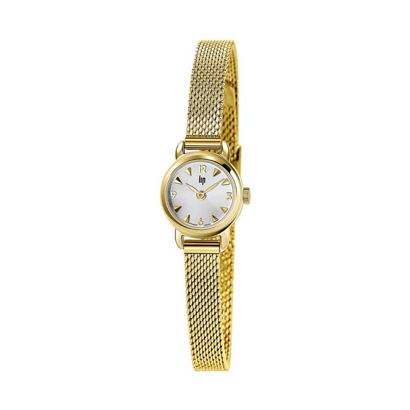 Montre LIP femme Henriette 18 mm, acier doré