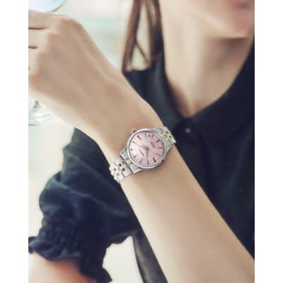 montre seiko femme -automatique-3-aiguilles-presage-cocktail-star-bar-magic-edition-limitee-sakura-aviation 34 mm