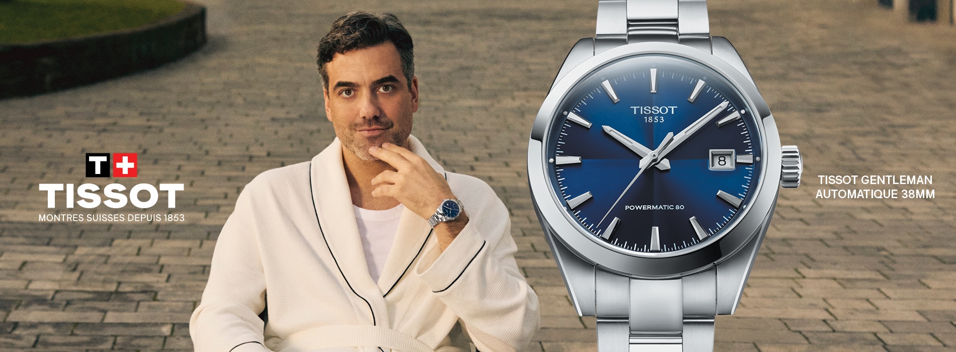 BANNIERE MONTRE TISSOT GENTLEMAN 38 MM 2026 NEW BANNIERE MONTRE TISSOT GENTLEMAN 38 MM 2026 NEW