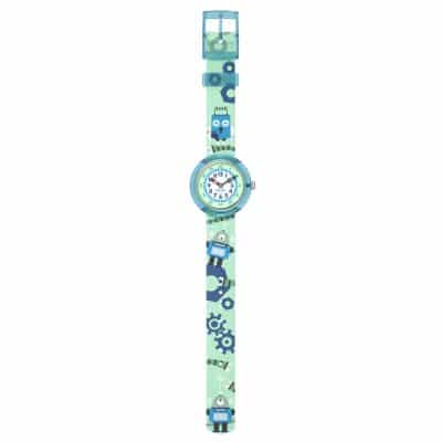 montre flik flak enfant beep beep beep! robots bleus et verts