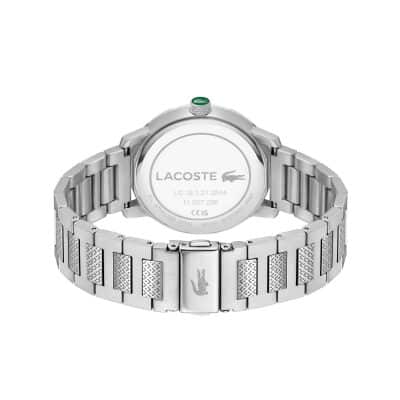 montre lacoste métrople femme acier quartz trois aiguilles 39 mm