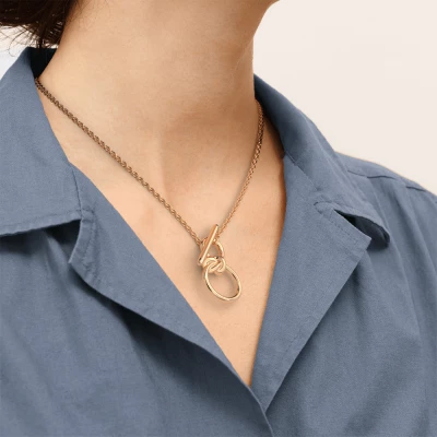 collier les georgettes ariane finition dorée