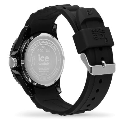 montre -ice-watch ice forever-black-medium vue arrière boucle acier