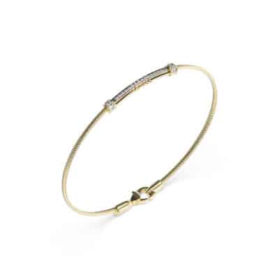 bracelet guess femme cable rigide kalybe acier doré